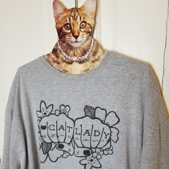 Tops - Cat Lady Tee-Shirt